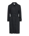 Max Mara Woman Midi Dress Black Size 14 Cotton In Black