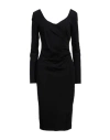 Max Mara Riber Dress In Black