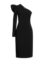 Max Mara Woman Midi Dress Black Size 8 Viscose, Polyamide, Elastane In Black
