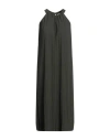 Max Mara Woman Midi Dress Military Green Size L Polyester