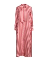 Max Mara Woman Midi Dress Red Size 8 Silk