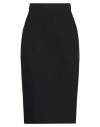 Max Mara Solid High-waist Skirt In Black