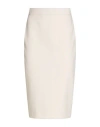 Max Mara Woman Midi Skirt Ivory Size 4 Polyester, Elastane In White