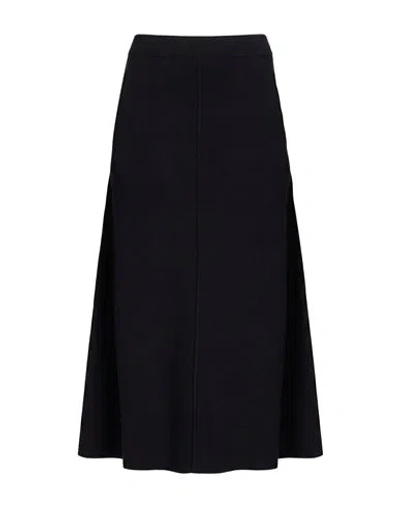 Max Mara Woman Midi Skirt Midnight Blue Size L Viscose, Polyamide, Wool