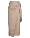 Max Mara Midi Skirts In Brown