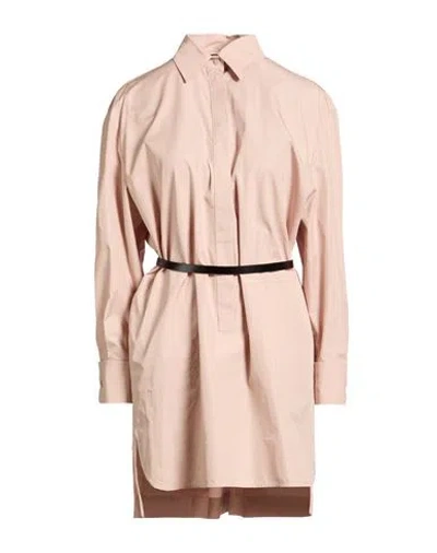 Max Mara Woman Mini Dress Antique Rose Size 12 Cotton In Pink