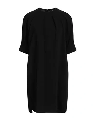 Max Mara Woman Mini Dress Black Size 6 Triacetate, Polyester