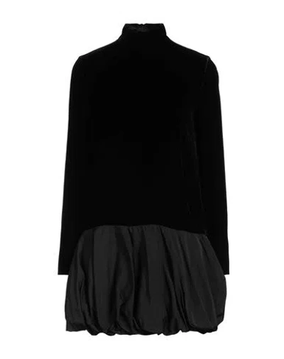 Max Mara Woman Mini Dress Black Size 8 Viscose, Cupro, Polyester