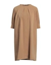 Max Mara Woman Mini Dress Camel Size 8 Triacetate, Polyester In Beige