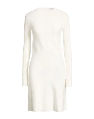 Max Mara Woman Mini Dress Ivory Size Xs Viscose, Polyester In White