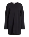 Max Mara Woman Mini Dress Midnight Blue Size L Viscose, Polyamide