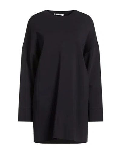 Max Mara Woman Mini Dress Midnight Blue Size L Viscose, Polyamide