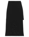 Max Mara Woman Mini Skirt Black Size 2 Virgin Wool, Elastane, Polyester In Black