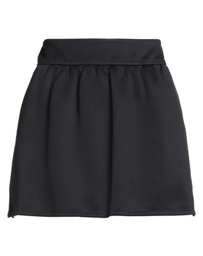Max Mara Woman Mini Skirt Black Size 8 Polyamide, Cotton