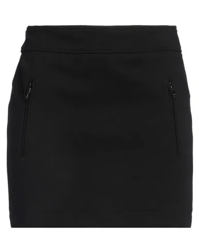 Max Mara Woman Mini Skirt Black Size 8 Polyamide, Elastane