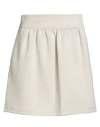 Max Mara Woman Mini Skirt Ivory Size 4 Polyamide, Cotton In Neutral