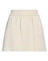 Max Mara Woman Mini Skirt Ivory Size 8 Polyamide, Cotton In White