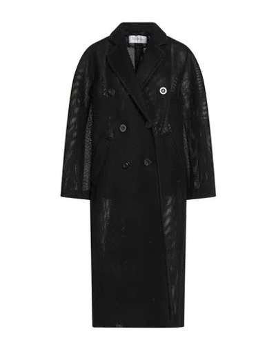 Max Mara Woman Overcoat & Trench Coat Black Size 0 Polyester