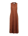 Max Mara Aureo Puffer Jacket In Brown