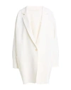 Max Mara Orlaya Virgin Wool Oversized Tailored Jacket In White