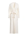 Max Mara Woman Overcoat & Trench Coat Ivory Size L Wool, Cashmere