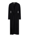 Max Mara Woman Overcoat & Trench Coat Midnight Blue Size L Wool, Cashmere