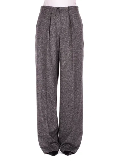Max Mara Woman Pantalone 2526786128600 004 Cali Salt Pepper In Other