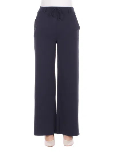 Max Mara Woman Pants 2616781067600 005 Mml Blue Needle