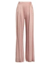 Max Mara Woman Pants Antique Rose Size 10 Silk In Pink