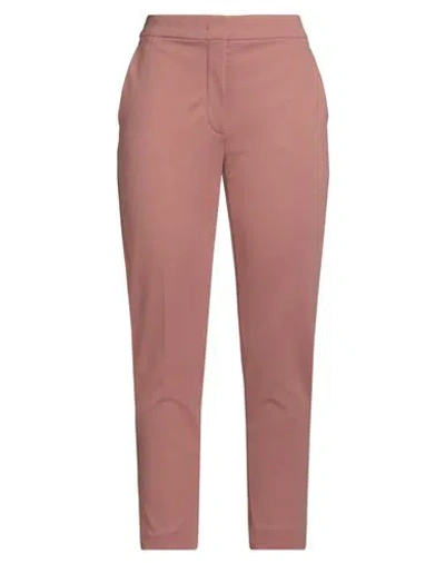 Max Mara Woman Pants Antique Rose Size 8 Viscose, Polyamide, Elastane In Pink