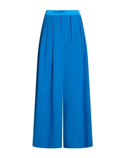 Max Mara Woman Pants Azure Size 8 Polyester In Blue