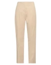 Max Mara Woman Pants Beige Size 12 Cotton, Silk, Elastane In Beige