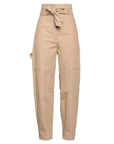 Max Mara Woman Pants Beige Size 4 Cotton, Polyamide