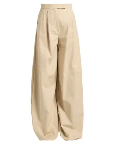Max Mara Woman Pants Beige Size 6 Cotton, Elastane