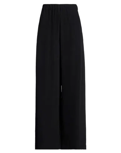 Max Mara Woman Pants Black Size 10 Silk, Elastane