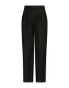 Max Mara Virgin Wool Pinstriped High-rise Pleated Straight-leg Trousers In Black