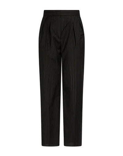 MAX MARA MAX MARA WOMAN PANTS BLACK SIZE 10 VIRGIN WOOL