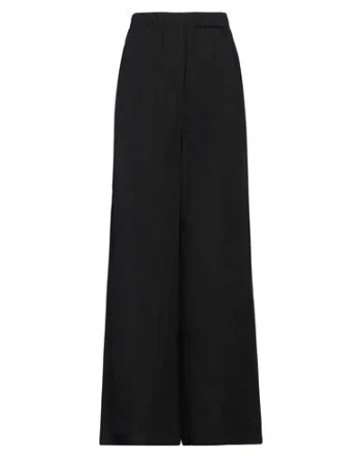 MAX MARA MAX MARA WOMAN PANTS BLACK SIZE 6 COTTON