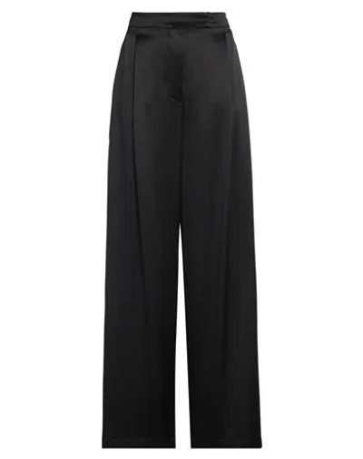Max Mara Woman Pants Black Size 12 Silk