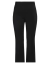 Max Mara Woman Pants Black Size 12 Virgin Wool, Elastane In Black
