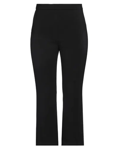Max Mara Woman Pants Black Size 12 Virgin Wool, Elastane