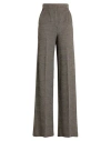 Max Mara Woman Pants Black Size 12 Wool, Viscose, Polyamide In Gray
