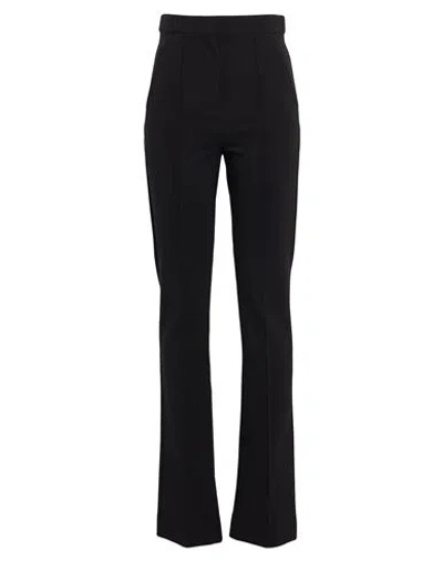 MAX MARA MAX MARA WOMAN PANTS BLACK SIZE 16 VISCOSE, POLYAMIDE, ELASTANE