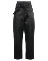 Max Mara Woman Pants Black Size 4 Cotton, Acetate In Black