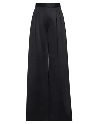 Max Mara Woman Pants Black Size 10 Polyamide, Cotton