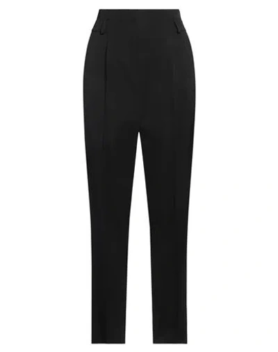 Max Mara Woman Pants Black Size 8 Virgin Wool, Mohair Wool