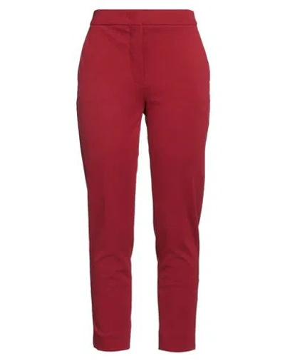 MAX MARA MAX MARA WOMAN PANTS BRICK SIZE 8 VISCOSE, POLYAMIDE, ELASTANE