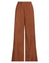 Max Mara Woman Pants Brown Size 8 Cotton