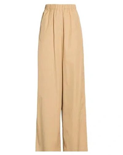 Max Mara Woman Pants Camel Size 10 Cotton In Brown