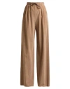Max Mara Woman Pants Camel Size 10 Cotton, Cashmere In Beige